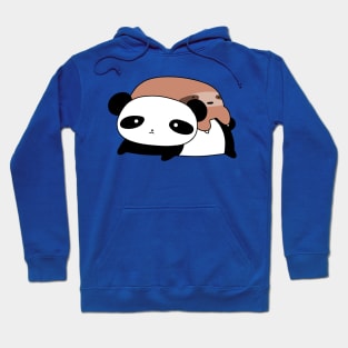 Panda and Chubby Little Sloth Hoodie